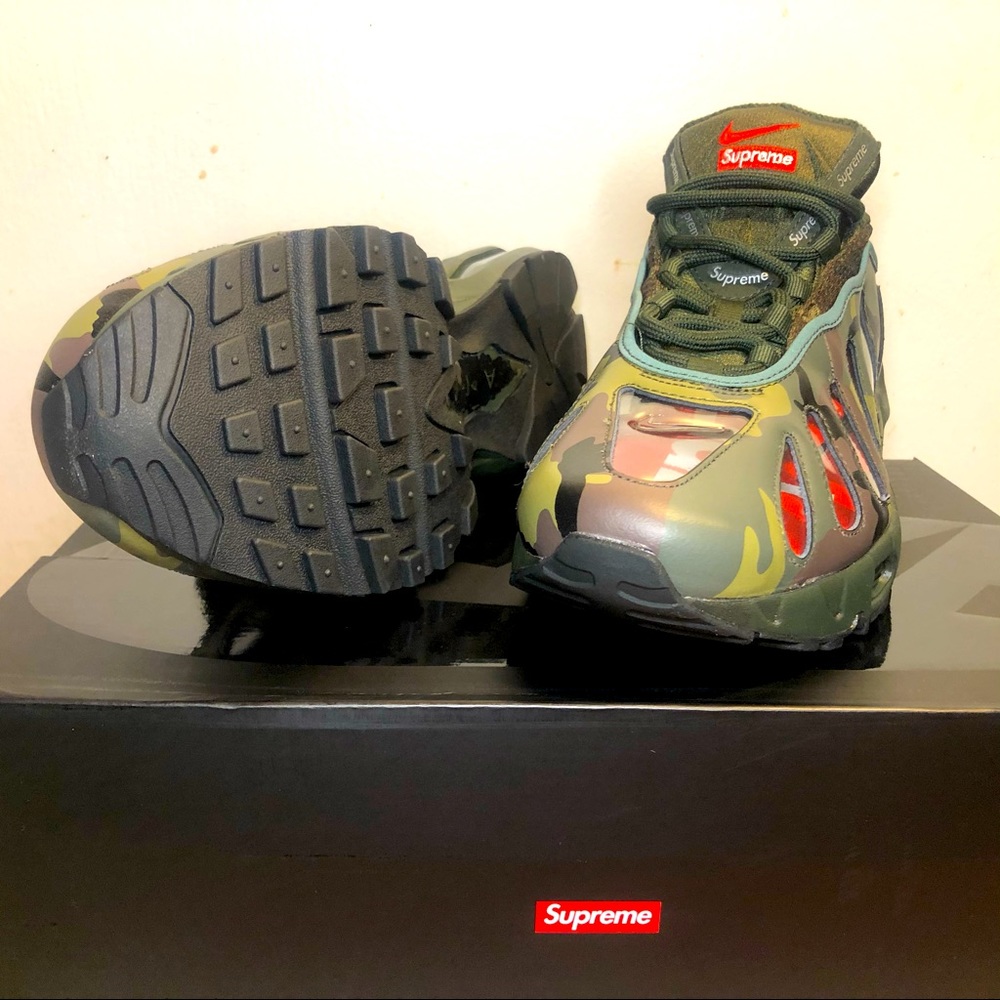Supreme x Nike Air Max 96 'Camo' Sz 10 CV7652-300